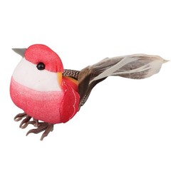 6pcs Fake Artificial Parrot Feathered Bird Budgie Garden Home Decoration Pack
