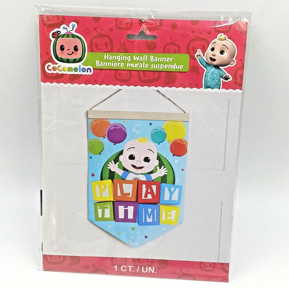 Cocomelon Hanging Wall Banner Play Time Great For A Birthday Party Backdrop Fun