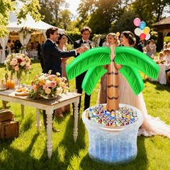 Tropical Palm Tree Cooler for Pool Parties