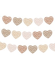 Mexican Heart Banner Papel Picado Wedding Boho Party Decor Cinco De Mayo