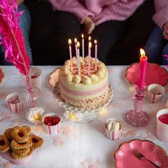 Talking Tables Pack of 16 – Size 10cm Pastel Birthday Candles Colors