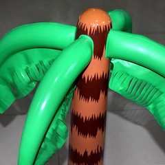 2PCS Inflatable Coconut Palm Tree Beach Pool Hawaiian Party Balloon Decor