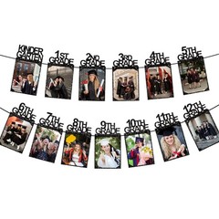 Graduation Decorations 2026 – Congrats Grad Photo Banner | K-12th Picture Banner