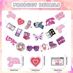 Y2k Decor – 2000s Party Decorations Y2k Party Decorations Y2k Decorations Ear…