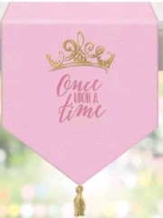 DISNEY PRINCESS Once Upon a Time FABRIC TABLE RUNNER 13”x72” Party Supplies
