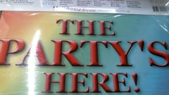Mailbox Cover 00058 The Party’s Here, FREE SHIPPING