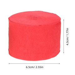 12Pcs Colorful Crepe Paper Streamers Rolls Durable Crafting Party Decorations