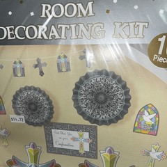 Confirmation 10 Piece Room Decorating Kit Religious Holiday Party Supply