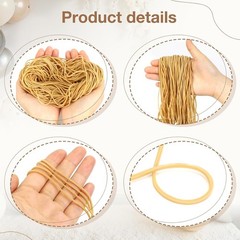 260Pcs Long Rubber Bands for Balloon Arch, Size #117A | Stretchy Elastic Ligas