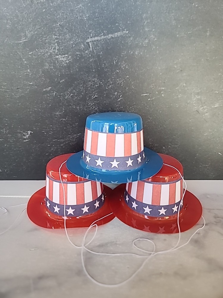 Stars And Stripes Party Plastic Hats