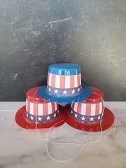 Stars And Stripes Party Plastic Hats