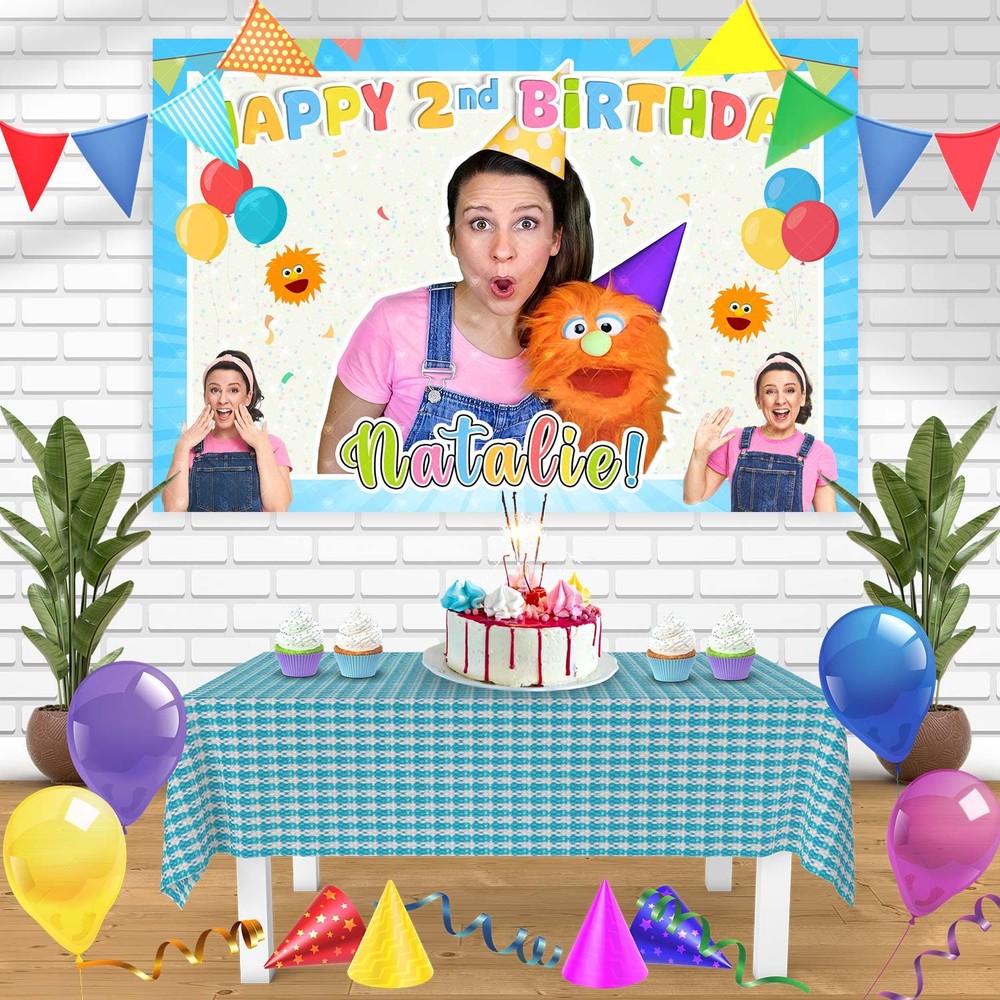 Mrs Rachel Vinyl Birthday Banner Backdrop 3×5