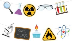 Science Party Decorations Banner – Perfect for Kids’ Birthday Celebrations!