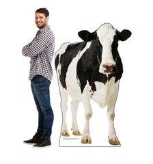 Cow Stand Up Party Decoration Farm Animal Lifesize Cardboard Cutout Farmer Party