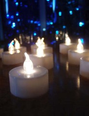 Fantado LED Battery Operated Flameless Tea Light Candles – Warm White (12 PAC…