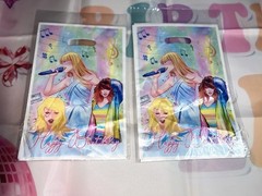 Taylor Swift Birthday Cloth Banner 58”L X 40”H Decoration 20 Party Favor Bags