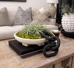 Casktcom® Large Green Real Touch Faux Air Mix Size, Green, Light