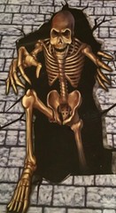 New Halloween Invading Monster Skeleton, Mummy, Frankenstein Wall Decoration