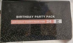 HAPPY Birthday Decorations BOX JENLION, Rose- Gold- BLACK – 170Pcs FOR 24 GUESTS