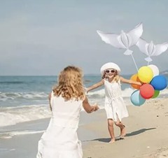 5, Pack White Peace Dove Memorial Or Celebration Balloon