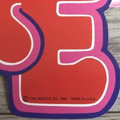Vintage 1982 Beistle Be My Valentine 25 Ft Card Stock Banner Animals Heart Day