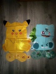 4pk Table Balloons, big charizard not included