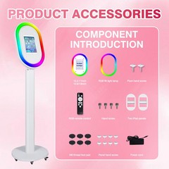 Portable iPad Photo Booth Stand Selfie Photobooth Machine Wedding Party Rental