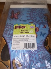Scooby-Doo Table Cover 54″x89¼» Butterflies Cartoon Network Hanna-Barbera NEW!