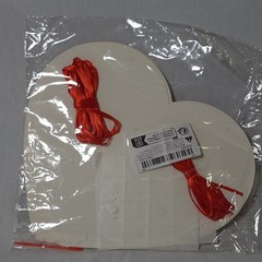 Valentine’s Day Paper Heart Banner Decorations XOXO KISSES Wall Hanging Reusable