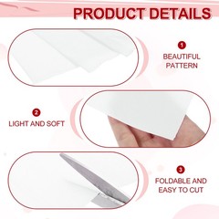 Crepe Paper Roll Crepe Paper Decor 3.3ft Long 20 Inch Wide, White