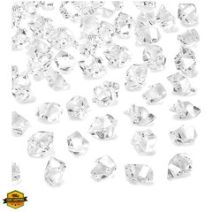 Fake Ice, 150PCS Fake Diamonds, Plastic Diamonds Acrylic Rocks Vase Fillers f…