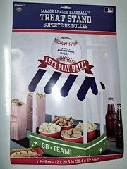 Rawlings MLB Pro Baseball Sports Theme Party Decoration Treat Stand 12X20.5 NEW