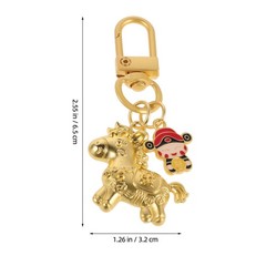 Zodiac Horse Keychain Chinese Keychains New Year Pendant Gifts 2026