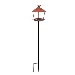 Rustic Iron Bird Bath for Outdoor Wildlife Support and Decorative Appeal