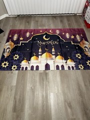 Eid Mubarak Ramadan Photo Background Backdrop Banner Decor