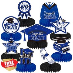 Adeyoo blue graduation table decor