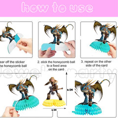 How Train Dragon Party Supplies happy birthday centerpiece decoration cup plate