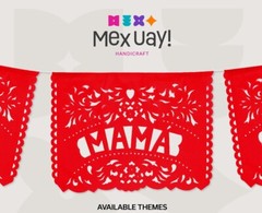 Mamá Decoration~ 3Pack 18ft each Banner-Paper Papel Picado