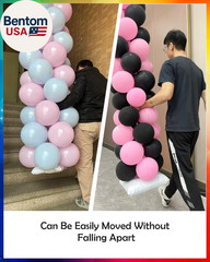 Balloon Column Stand Kit Sets of 2, 7 Feet Height Adjustable Balloon Tower Pilla