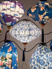Chinese Style Hanging Lantern Waterproof Cloth Lanterns Party Festiva Decor