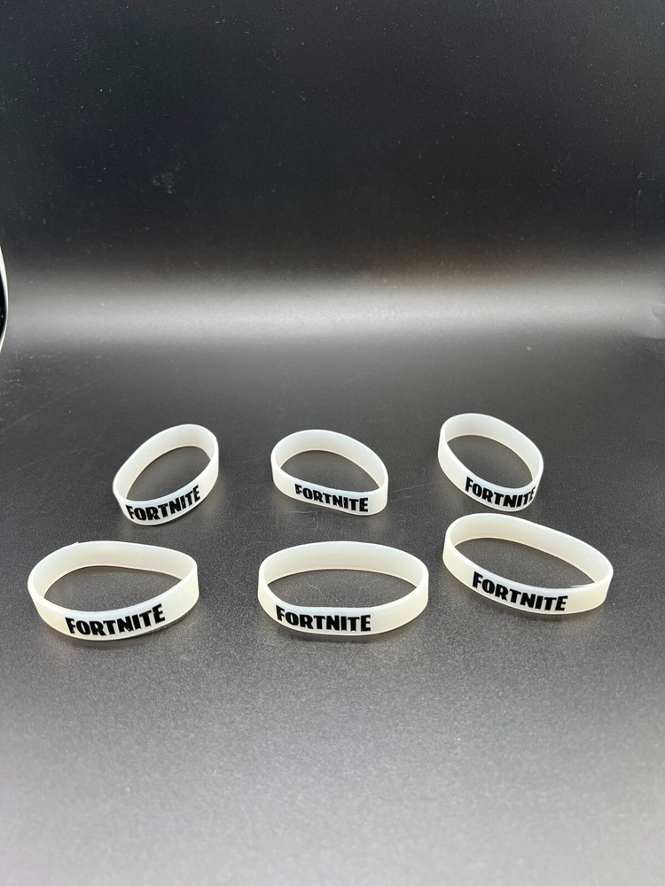 Pack 6 Themed Silicone Bracelets for Kids Birthday Party Supplies