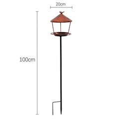 Rustic Iron Bird Bath for Outdoor Wildlife Support and Decorative Appeal