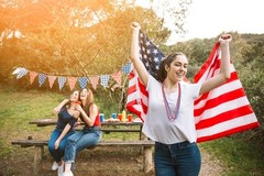 Patriotic Independence Day Necklaces 120pcs