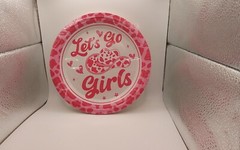 Let’s Go Girls Bridal Shower Disposable Tableware (Plates, Napkins, Forks)