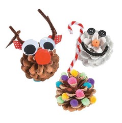 12-PC Real Pinecones Forest Pine Tree Seeds Fall / Winter Decorations 2.5″L #507