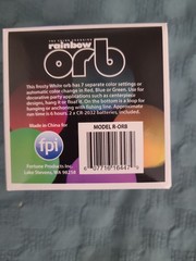 Fortune Products Rainbow Orb 3.25″ Color Changing LED Waterproof Floating Light