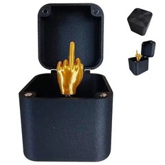 Birthday Interesting Prank Gift Middle Finger in Box Funny Creative Gifts