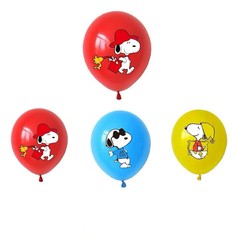 Peanuts Snoopy Themed Birthday Party Decorate Kit Banner Balloons Cake Toppers
