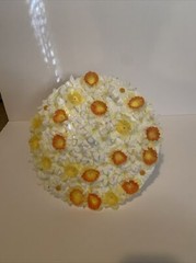 Spring/Summer Parasol Adorned With Flowers-Handcrafted- Photo Prop/Centerpiece