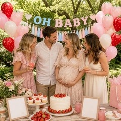 60pcs Strawberry Balloons 12inch with Sand White Pink and Red Balloons for St…